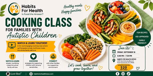 Join us for a Cooking Class for Families with Autistic Children!