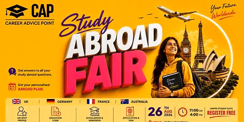 Join the CAP Virtual Study Abroad Fair and get everything you need under one roof!
