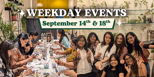 Paint, Play & Get creative at CPL Rajpath-Rangoli (September 14th & 18th)