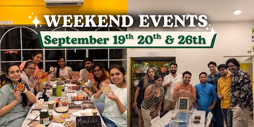 Paint, Play & Get a chance to make your Garba Gang at CPL Naranpura (September 19th, 20th & 26th)