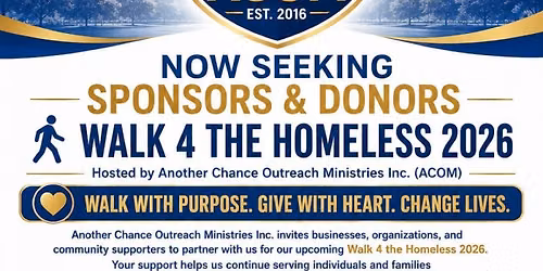 ACOM's Walk 4the HOMELESS 2026