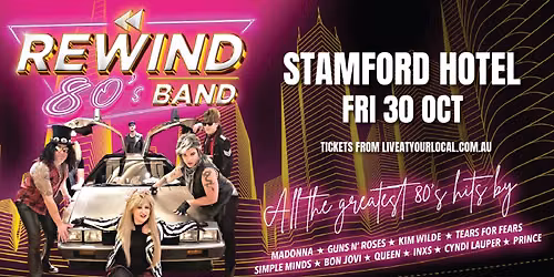 Rewind 80s - Stamford Hotel