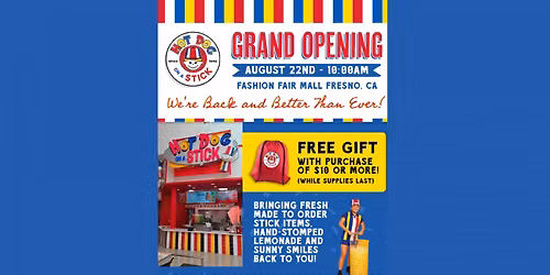 Hot Dog on a Stick Re-Grand Opening 