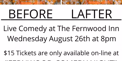 Fernwood Comedy Night August 2026 