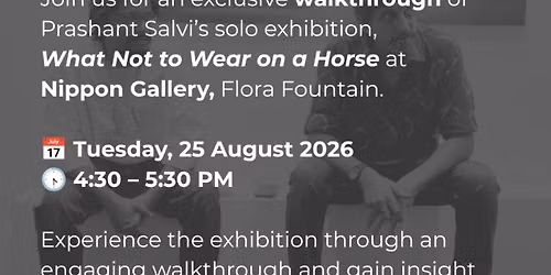 Walkthrough- What not to wear on a horse
