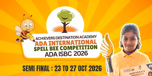 ADA International Spell Bee Competition in Bangalore 2026