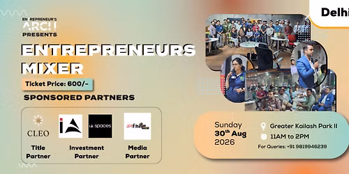 Entrepreneur's Mixer (Delhi)