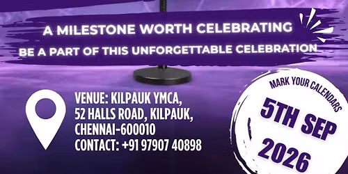 Chennai Kilpauk YMCA Milestone #425