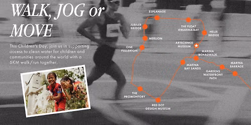 PAZZION Singapore's Walk-and-Run Event Supporting World Vision Singapore\u2019s \u2018Global 6K For Water\u2019