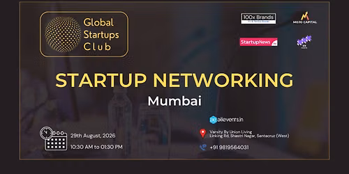 GLOBAL STARTUPS CLUB l STARTUP NETWORKING MUMBAI 2026