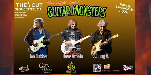 Guitar Monsters feat. Jon Butcher, Johnny A. w\/special guest Dave Amato