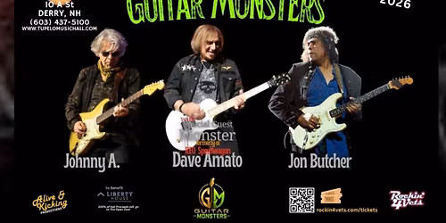 Guitar Monsters feat. Jon Butcher, Johnny A. w\/special guest Dave Amato