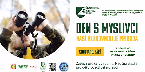 "Den s myslivci" na pra\u017esk\u00e9m \u017di\u017ekov\u011b 19.9.2026