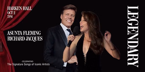 Legendary \u2013 The Signature Songs of Iconic Artists Performing at Harken Hall on October 2
