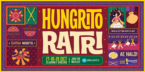 Hungrito Ratri 2026 Ahmedabad | Navratri & Garba at Clarinet Greens
