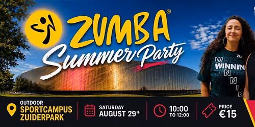 Zumba Summer Party Sportcampus Zuiderpark