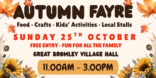 Autumn Family Funday Fayre