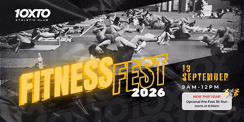 Fitness Festival 2026 at 10XTO Athletic Club