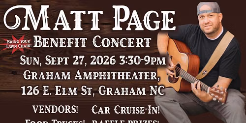 Matt Page Benefit Concert