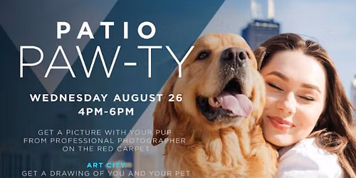 Patio Paw-Ty at Le M\u00e9ridien Essex Chicago!