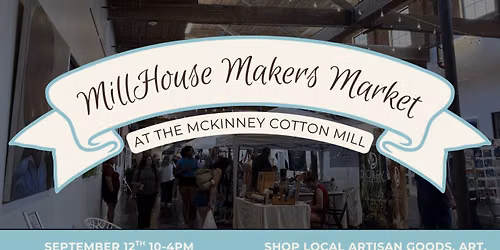 Indoor September MillHouse Makers Market
