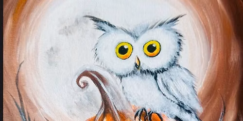 Spooky Owl Paint Night at The AntFarm
