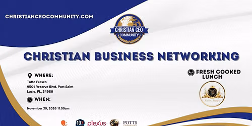 Christian Business Networking on the Treasure Coast