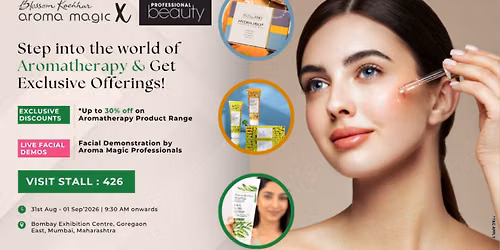 Blossom Kochhar Aroma Magic at Professional Beauty India \u2013 Offers & Live Beauty Demonstrations