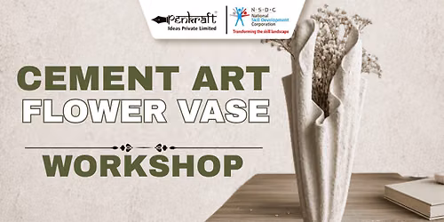 CEMENT ART FLOWER VASE WORKSHOP