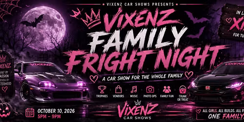 Vixenz Family Fright Night - Halloween Car Show