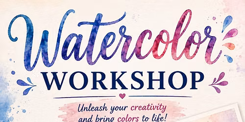 Teachersday offer watercolor workshop