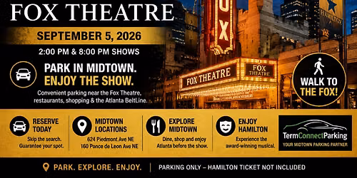 Hamilton at the Fox Theatre \u2014 Atlanta