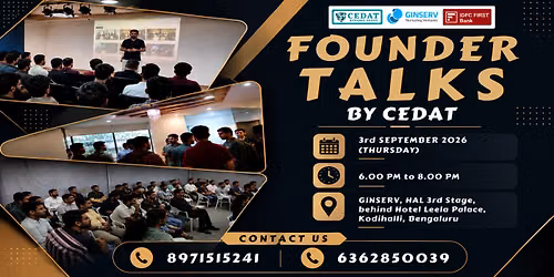 Founder Talks by CEDAT