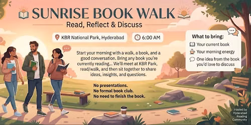 Sunrise Book Walk \u2014 Read, Reflect & Discuss