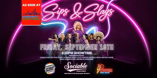 Sips & Slays: Drag Show | Sociable Cider Werks