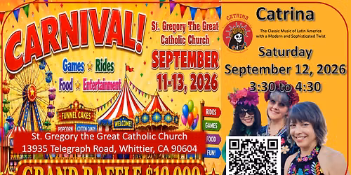 Catrina (live) at St. Gregory The Great Catholic Church