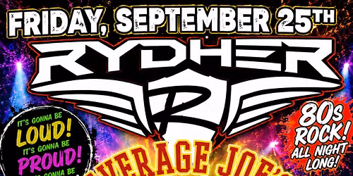RYDHER at Average Joe's Beernasium