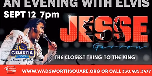 An Evening With Elvis: Starring Jesse Garron