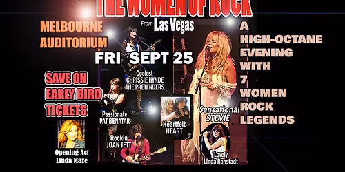 The Women Of Rock Las Vegas Show at Melbourne Auditorium - Sept 25