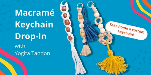  Macram\u00e9 Keychain Drop-In