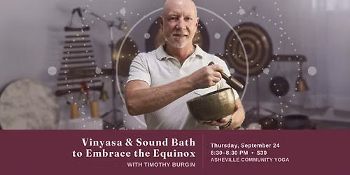 Yoga Workshop: Vinyasa & Sound Bath to Embrace the Equinox
