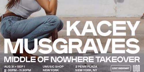 Kacey Musgraves Take Over @ UMusic Shop NY