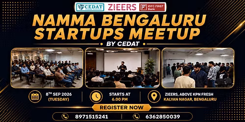 Namma Bengaluru Startups Meetup by CEDAT