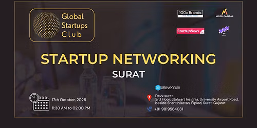 GLOBAL STARTUPS CLUB l STARTUP NETWORKING SURAT 2026