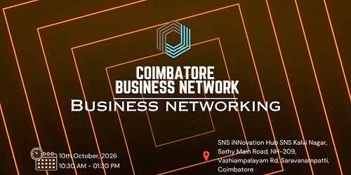 COIMBATORE BUSINESS NETWORK | BUSINESS NETWORKING 2026