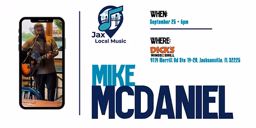 Mike McDaniel Live at Dick's Wings & Grill in Arlington