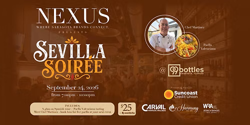 Sevilla Soir\u00e9e | A Spanish Evening of Tapas & Connections