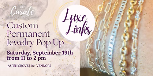 Custom Permanent Jewelry at Curate Mercantile