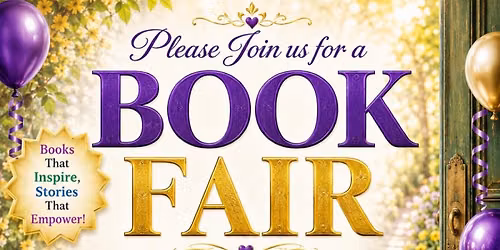 Community Book Fair, \u201cBooks That Inspire, Stories That Empower.\u201d