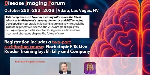 Neurodegenerative Disease Imaging Forum
